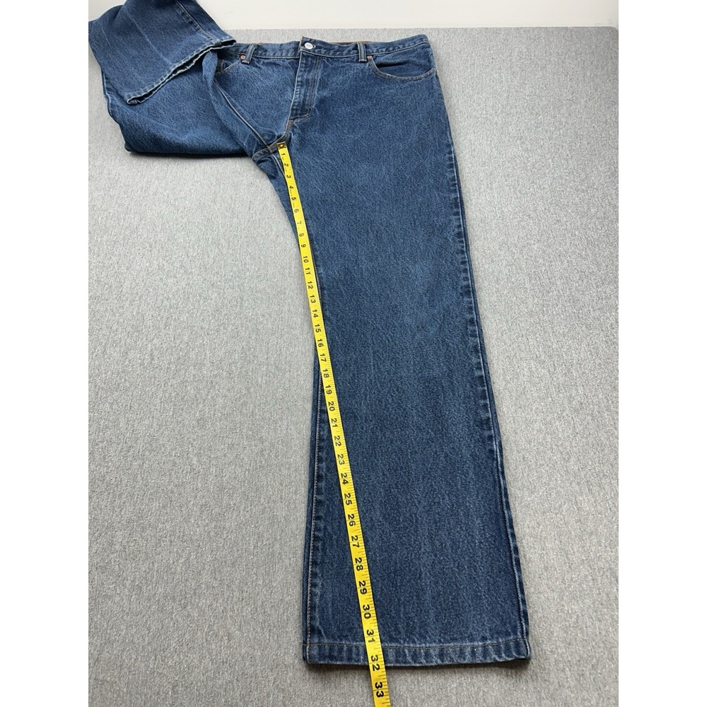 Levi's 517 Jeans Men's 38x32 Bootcut Dark Wash 100% Cotton Denim Pants - Picture 8 of 16